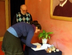 Die feierliche Grundsteinlegung des Kinderhauses 2012 