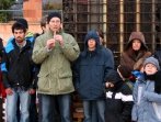 Die feierliche Grundsteinlegung des Kinderhauses 2012 