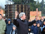 Die feierliche Grundsteinlegung des Kinderhauses 2012 