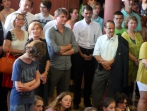 Grundsteinlegung, Bürogebäude
