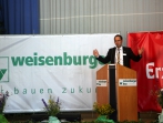 Grundsteinlegung, Bürogebäude