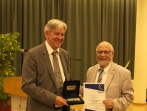 Preisverleihung des European Dialogue Silver Award an Bernd Ruf